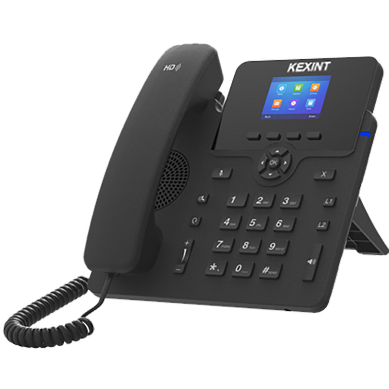 VOIP ENTRY LEVEL IP PHONE THE IP NETWORK 128X48 DOT MATRIX SCREEN SUPPORTS 2 SIP ACCOUNTS