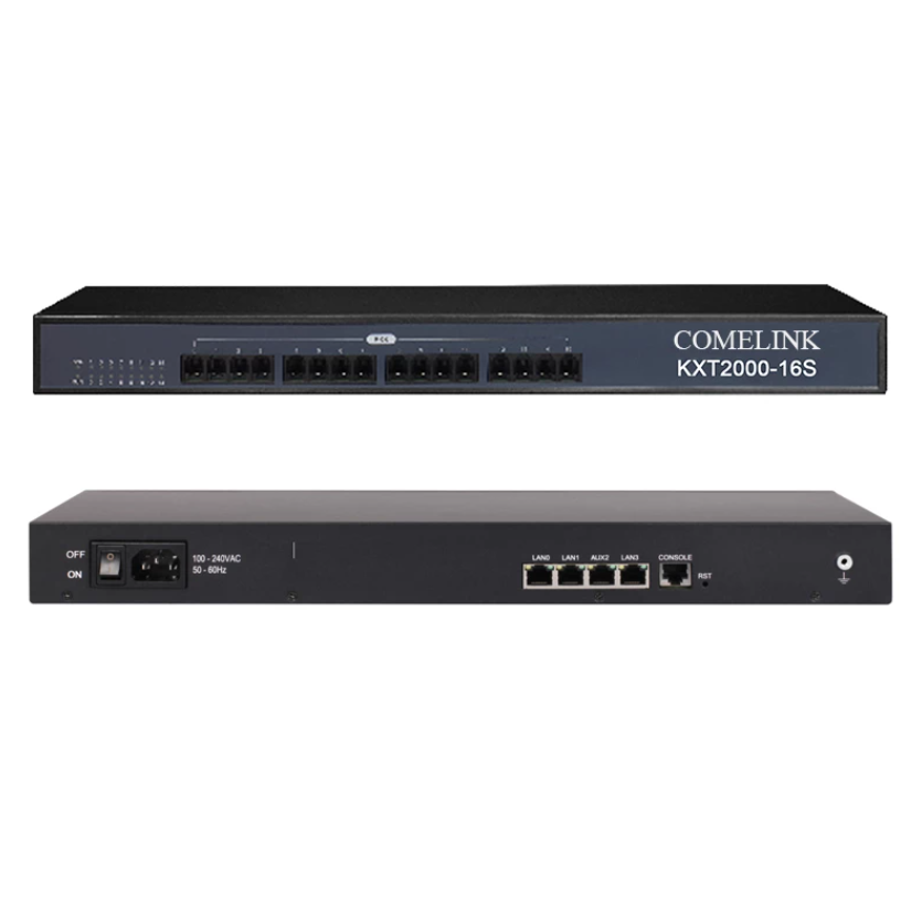 VOIP GATEWAY IAD 16 PORT 4 RJ45 TO CONNECT TO THE IP NETWORK OVER A DSL MODEM OR ROUTER OR A LAN SWITCH