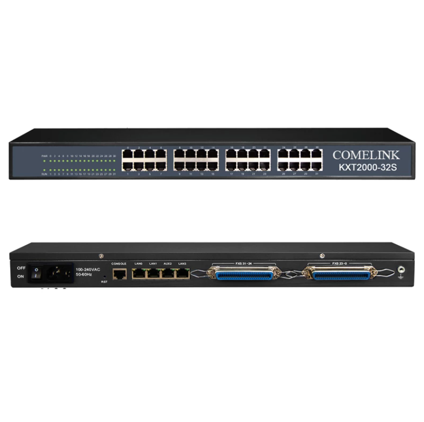 VOIP GATEWAY IAD 32 PORT 4 RJ45 TO CONNECT TO THE IP NETWORK OVER A DSL MODEM OR ROUTER OR A LAN SWITCH
